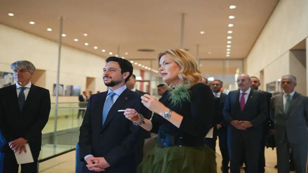 ولي العهد يلتقي في برلين رئيسة