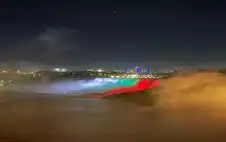 إضاءة شلالات نياجرا بألوان العلم strongالأردنstrongي