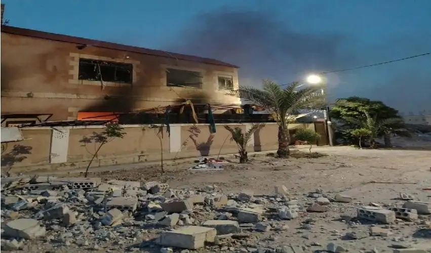 8 إصابات إثر حريق شاليه بعد