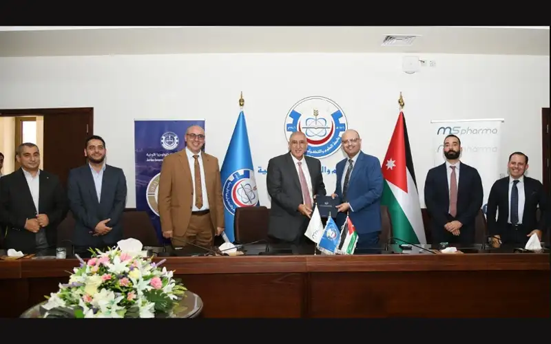 MS Pharma وجامعة العلوم والتكنولوجيا الأردنية