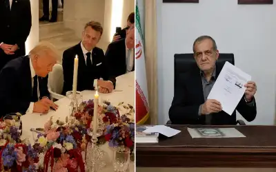 الرئيسان الأميركي والإيراني وقعا عن بعد