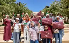 شابات غرب إربد يزرن صرح الشهيد