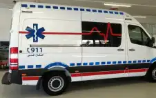 إصابتان بحريق مبنى مكون من 4