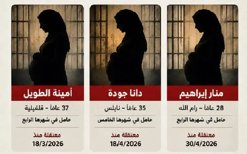 مطالبات بالإفراج عن ثلاث أسيرات حوامل