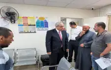 وstrongزيstrongر الصحة يوجه بتأمين نواقص المواد