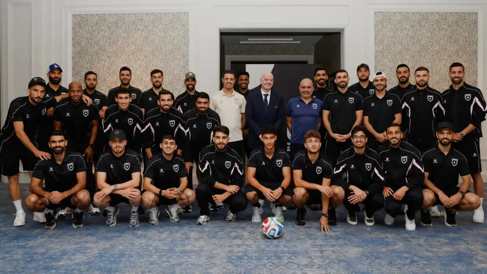 إنفانتينو يزور مقر النشامى في دالاس..
