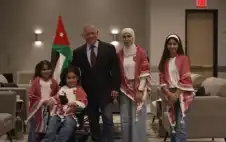 الملك يلتقي الطفل شهم في تكساس
