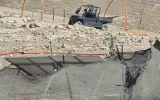 مستوطنون يقيمون بؤرة استيطانية قرب جبع