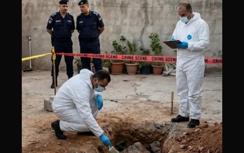مواطنة تقتل زوجها وتدفنه في فناء