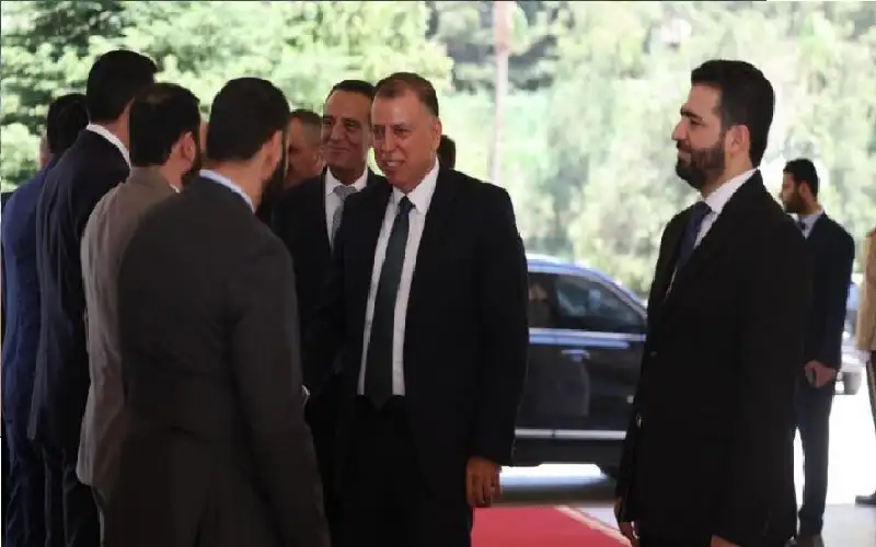 الفراية في دمشق بأول زيارة رسمية