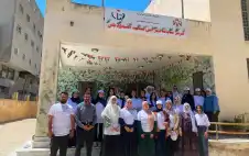انطلاق معسكر الجداريات في مركز شابات