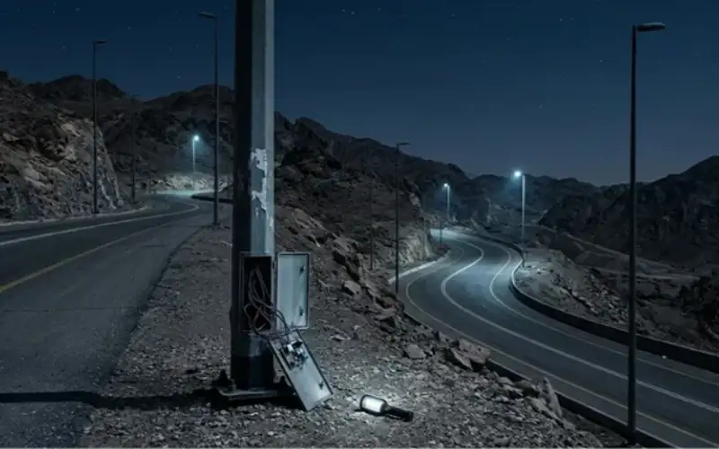 إعادة إنارة طريق البحر الميت –