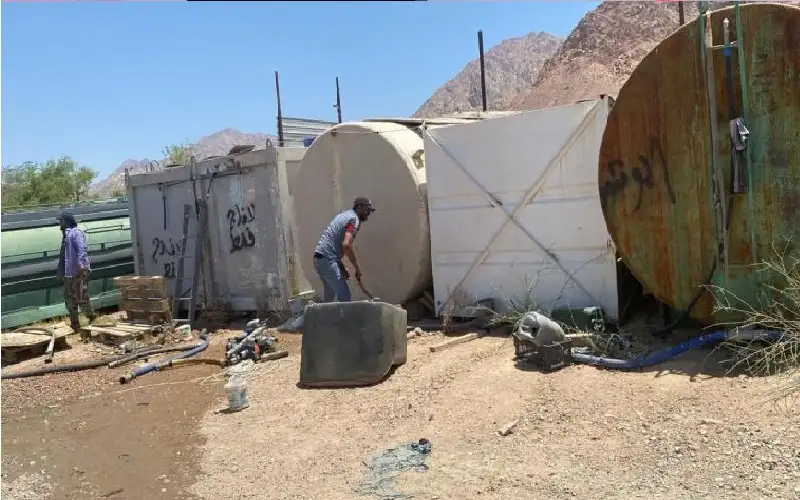 حملة تطيح بأكبر سارق مياه في