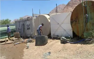 فصل للتيار الكهربائي عن مناطق بإربد