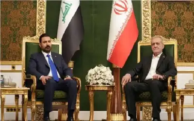الزيدي يلتقي بزشكيان في طهران لبحث