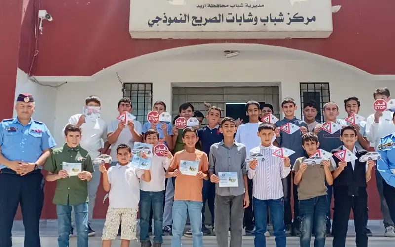 انطلاق فعاليات معسكر التوعية المرورية في