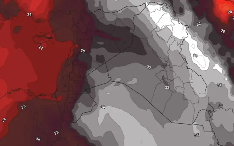 القبة الحرارية تتموضع فوق العراق وتؤثر