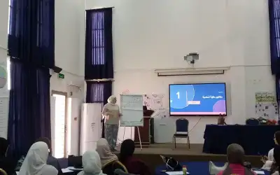 ناشئة نيسان ـ مركز شابات دير أبي سعيد ينفذ