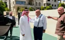 خميس عطية يولم للسفير السعودي الأمير