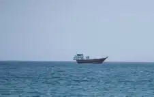 مقذوف مجهول يصيب سفينة شحن في
