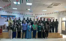 اختتام فعاليات معسكر الكشافة والمرشدات في