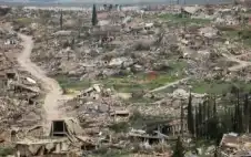 صور فضائية تكشف محو قرى في