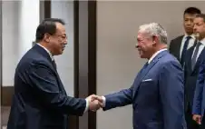 الملك يلتقي عمدة مدينة شنغهاي