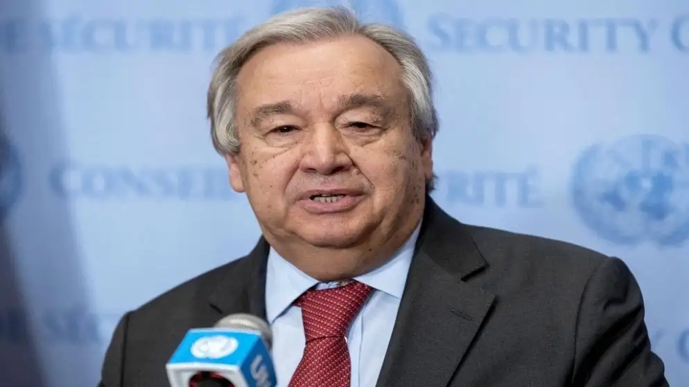 غوتيريش يعبر عن قلق بالغ بعد