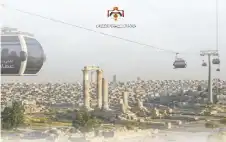 بدء أعstrongمالstrong تهيئة مشروع تلفريك عمان