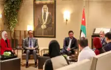 strongولي العهدstrong يستقبل أعضاء مجلس شبكة