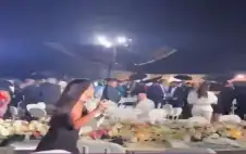 منوعات ـ عاصفة آب تفسد حفل زفاف لبناني