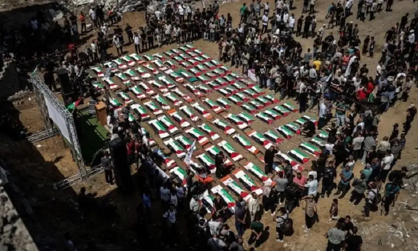 انتشال جثامين 55 مفقودا في قطاع