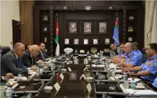 اللواء المعايطة يلتقي رئيس مجلس مفوضي