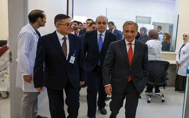 حسان يفتتح مشروع التوسعة الجديد لمستشفى
