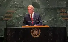 صحيفة نيسان ـ الملك في الأمم المتحدة .. خطابات