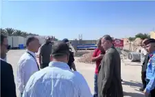 وstrongزيstrongر الداخلية يتفقد إجراءات العمل في