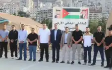 وصول طواقم المستشفى الميداني strongالأردنstrongي نابلس