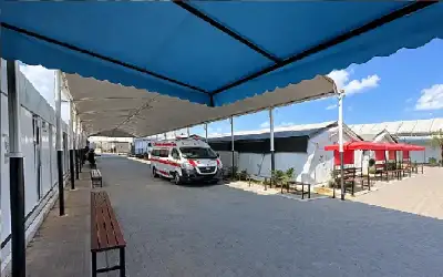 حادث غريب لخمس شاحنات دفعة واحدة
