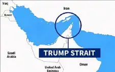 مجددا.. ترامب ينشر صورة لمضيق هstrongرمstrongز