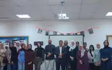 اختتام برنامج الرسم لليافstrongعيstrongن في مركز