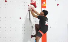 المنتخب الوطني للتسلق يختتم مشاركته في
