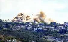 عربي ودولي ـ لبنان.. غارات وتفجير منازل في الجنوب