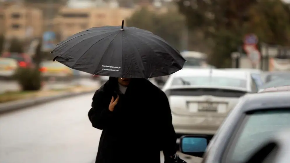 الأمطار تعم مناطق واسعة في الأردن