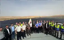 افتتاح مشروع توليد الكهرباء بالطاقة الشمسية