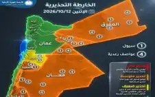 صحيفة نيسان ـ استمرار حالة عدم الاستقرار الجوي وأمطار