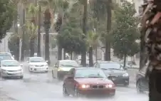 اضطرابات جوية وأمطار غstrongزيstrongرة متوقعة في