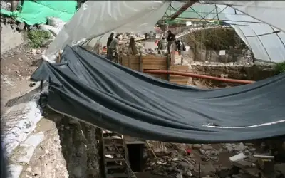 عربي ودولي ـ حفريات الاحتلال أسفل سلوان تهدد المنازل