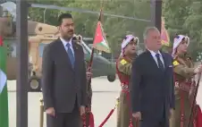 صحيفة نيسان ـ الملك يستقبل رئيس الوزراء العراقي في