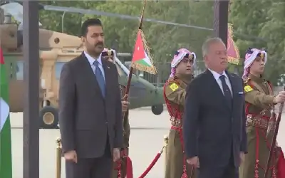 الأردن ـ الملك يستقبل رئيس الوزراء العراقي في