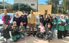 حملة تطوstrongعيstrongة لتعزيز النظافة والحد من